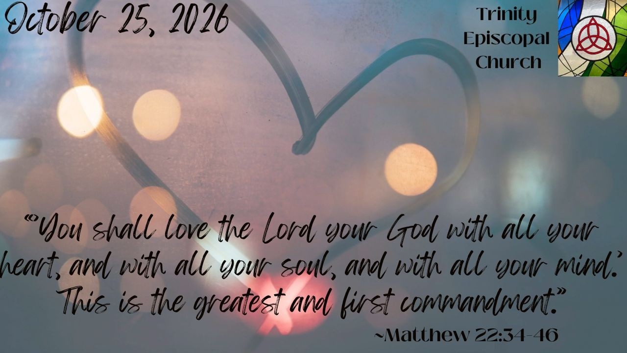 Twenty Second Sunday after Pentecost Service - Youtube Thumbnail