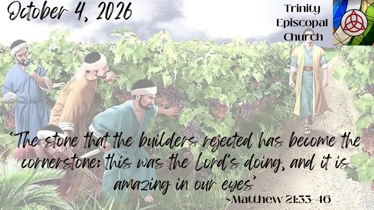 Nineteenth Sunday after Pentecost Service - Youtube Thumbnail