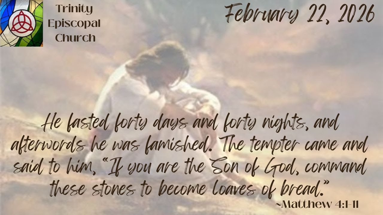 Youtube video thumbnail - First Sunday in Lent