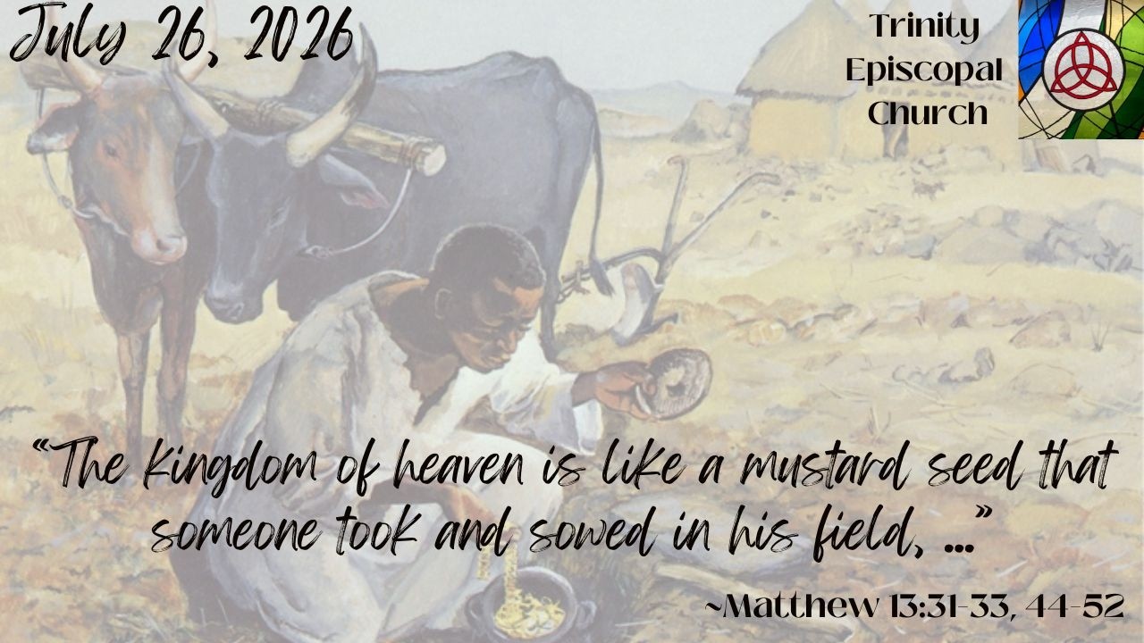 Ninth Sunday after Pentecost Service - Youtube Thumbnail